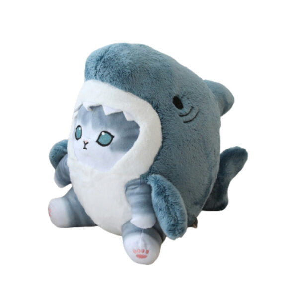 Blue Shark Cat Plush