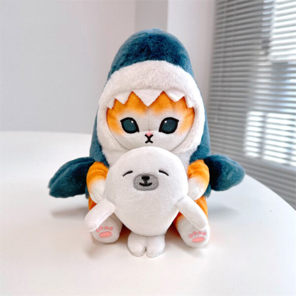 Seal Shark Cat Plush 2